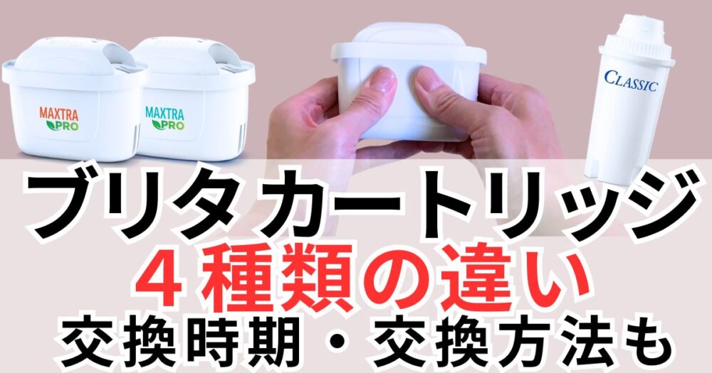ブリタ　カートリッジ　交換時期　種類