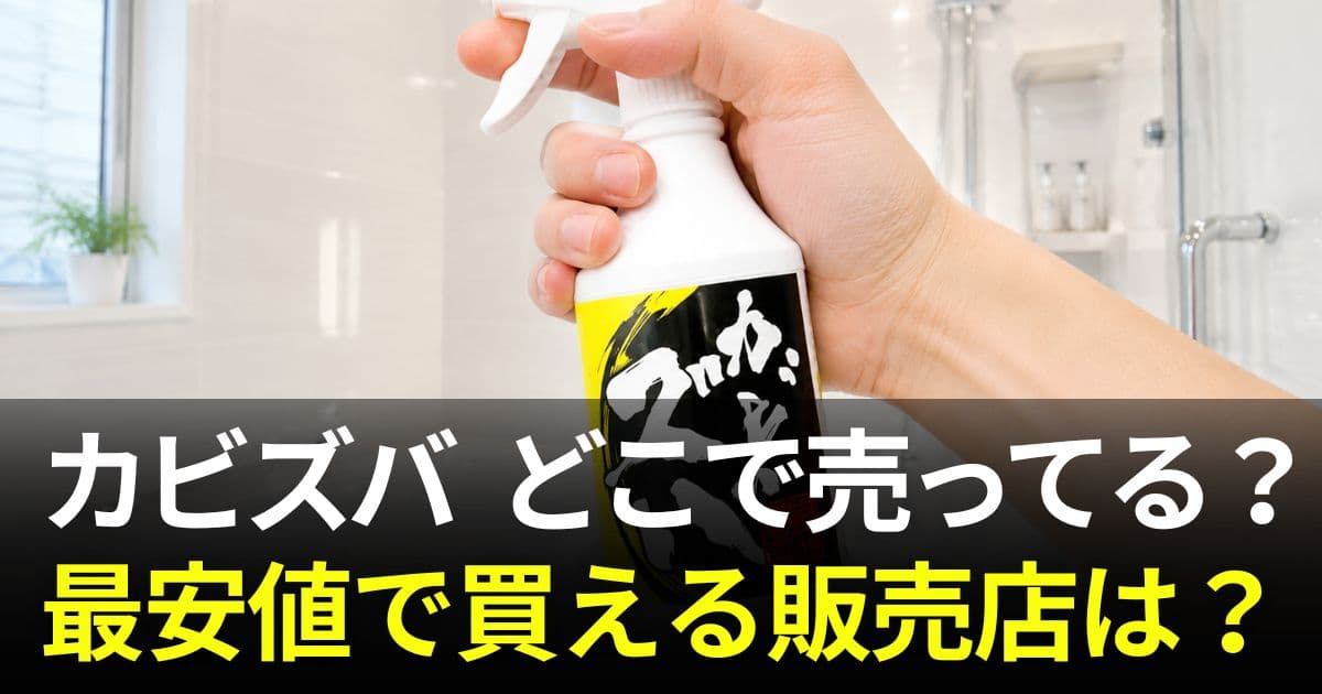 カビズバ どこで 売ってる