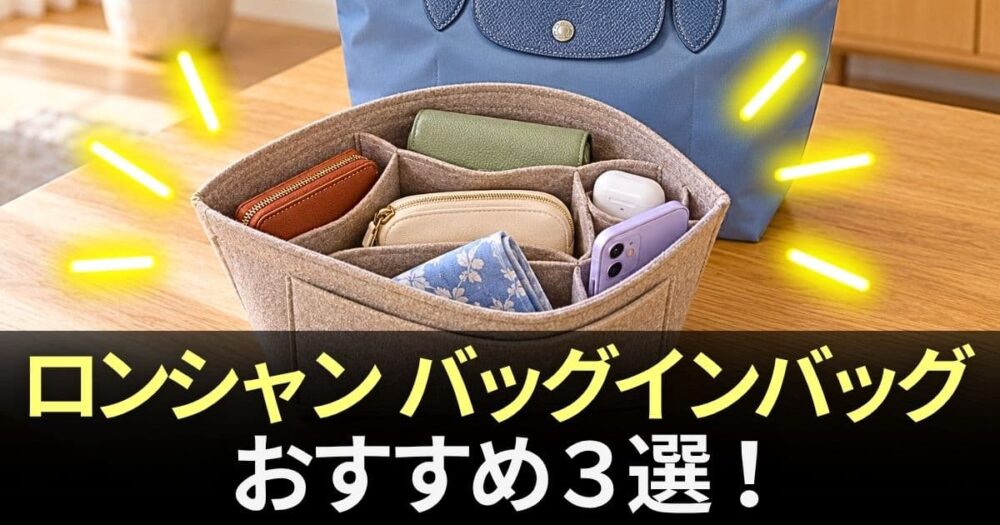 ロンシャン　バッグインバッグ おすすめ